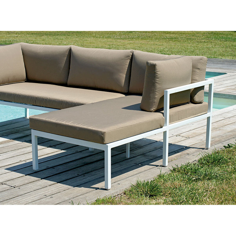 Set da Giardino in Alluminio Vorghini Maracanà Tortora