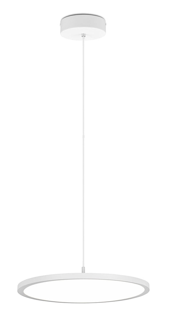 online Lampada a Sospensione da Interno a LED in Metallo Bianco Opaco