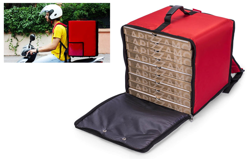 Zaino Borsa Termica Porta Pizze da Asporto 10 Cartoni Safemi Fast