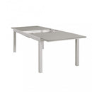Tavolo Allungabile Pental 180/240x100x73 h cm in Alluminio Tortora