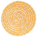 Set 6 Tovagliette Ø38 cm  in Paglia e Carta VdE Tivoli 1996 Spiral