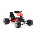 Go-Kart a Pedali per Bambini 88x58x45 cm Cobra Rosso e Nero 