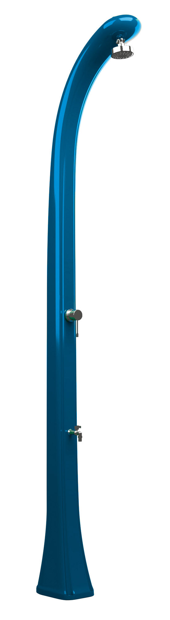 prezzo Doccia Solare da Esterno Giardino 20L Miscelatore e Lavapiedi Arkema Happy One Blue Ocean