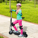 Monopattino Elettrico per Bambini 120W Pieghevole con Sedile Nero 