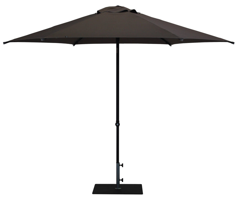 Ombrellone da Giardino Ø3 m Palo Ø38 mm in Alluminio Tessuto Poliestere Trend Taupe