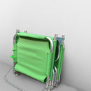 Brandina compatta prendisole struttura in alluminio e tessuto in Oxford Verde