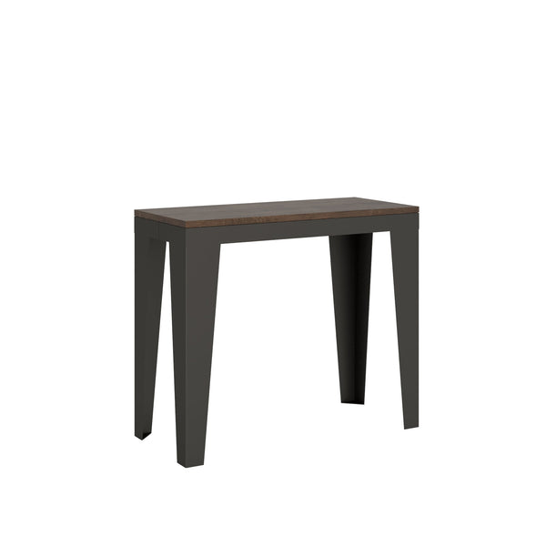 Consolle Allungabile 90-300x40x77 cm in Nobilitato Marrone acquista
