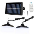 Lampade Solari a Sospensione con Pannello Solare in ABS Bianco e Nero