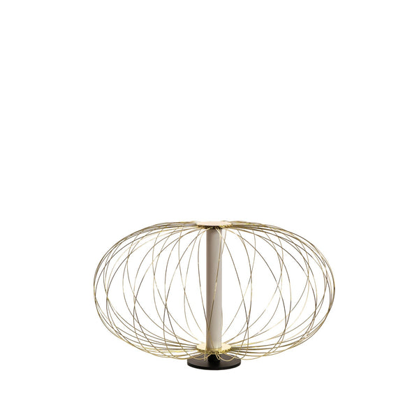 Lampada da Tavolo a LED 50x50xH29 cm in Acciaio e Metallo Mizar Ottone Lucido prezzo