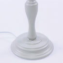 Lampada da Tavolo Ø28xH56 cm in Metallo Grigio