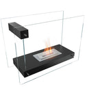 Camino a Bioetanolo da Pavimento 110x78 cm Flig Tulsa Nero