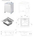 Mobile Lavatoio in Bilaminato Serranda e Asse Forlani Laundry Shutter Varie Misure