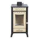 Stufa a Legna 45,5x48,5xh91 cm 15 Kw Olga Beige
