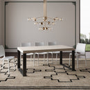 Tavolo Allungabile 180-440x90x77 cm Tecno Cashmere Telaio Antracite 