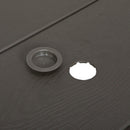 Tavolo con Panche da Campeggio in Polietilene con Foro per Ombrellone