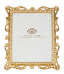 Cornice Celta 26,7x2x32,3 cm in Poliresina e Vetro Oro