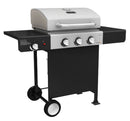Barbecue a Gas 3 Bruciatori con Fornello Laterale Sochef Gustoso