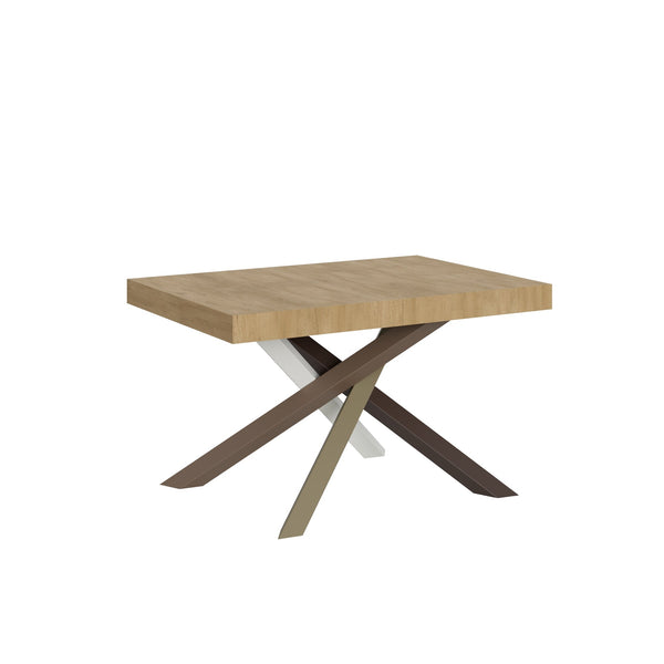 acquista Tavolo Allungabile 130-390x90x77 cm Volantis Quercia Naturale