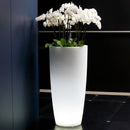 Vaso Luminoso da Giardino a LED Ø40 cm in Resina 5W Cypress Bianco Caldo