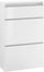 Scarpiera 2 Ante e 1 Antina a Ribalta 110x40x47,7 cm Magic Bianco Lucido