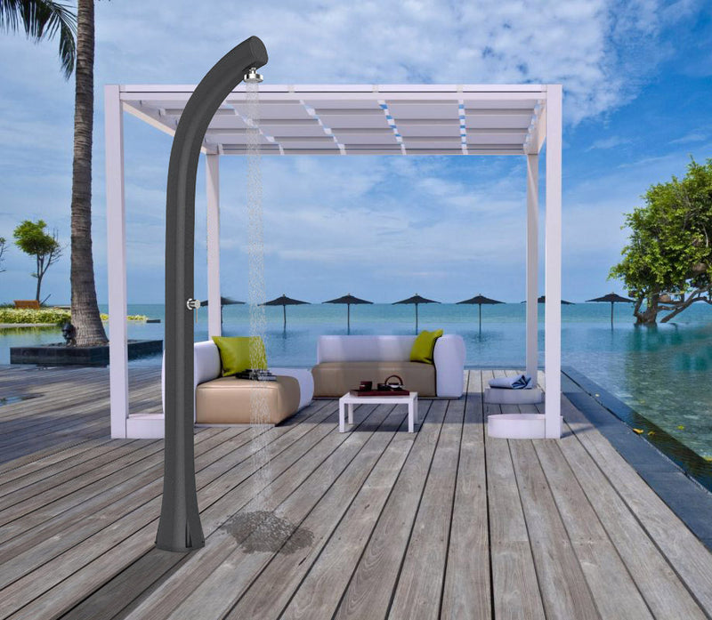 Doccia Solare da Esterno Giardino 30L Miscelatore Arkema Jolly Plus Verde Chiaro