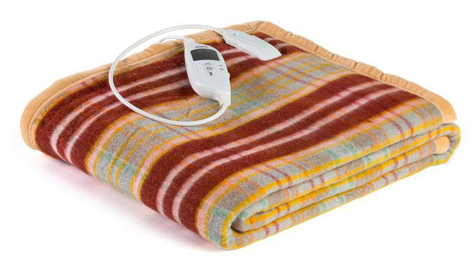 Coperta Elettrica Elettrocoperta 1 Piazza e Mezzo in Misto Lana Scozzese