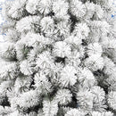 Albero di Natale Innevato Des Alpes 240 cm 740 Rami Super Folto Effetto Neve