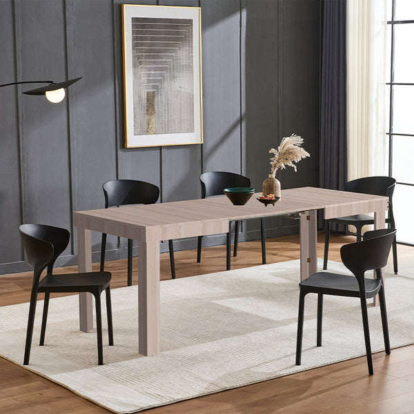 online Tavolo da Pranzo Allungabile 120-200x80x76 cm in Legno Olmo