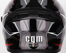 Casco Integrale per Scooter Visiera Lunga CGM Mach 2 316G Nero Varie Misure