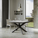 Tavolo Allungabile 120-224x90x80 cm Volantis Evolution Bianco Frassino