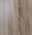 Libreria Adrianne 145x29x145 h cm in Truciolare bilaminato Antracite