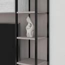 Parete Attrezzata Soggiorno 260 cm in MDF Tronador Light Mocha