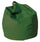 Poltrona a Sacco Pouf in Similpelle Verde