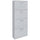 Scarpiera Salvaspazio 4 Ante a Ribalta 63x24x150h cm in Melaminico Bianco Cemento