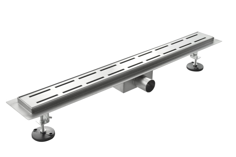 Canalina di Scarico in Acciaio Inox a Pavimento Tratto Varie Misure