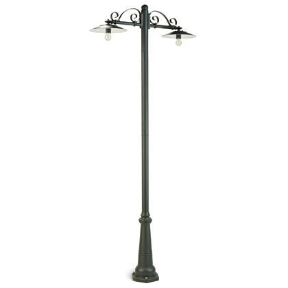 Lampada Palo Due Luci per Giardino Colore Grigio per Esterno Linea Antique Livos acquista