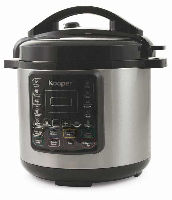 prezzo Pentola a Pressione Elettrica 6 Litri 1000W 14 Programmi Kooper Tina