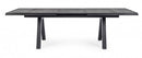 Tavolo Allungabile da Giardino 205-265x103x78h cm Krion Antracite