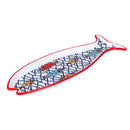 Set 2 Vassoi con Decoro Pesci in Hard Dolomite VdE Tivoli 1996 Los Cabos