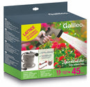 Tubo Pompa Canna dell'Acqua Estensibile 45 mt con Pistola Soriani Gardenlike Grigio
