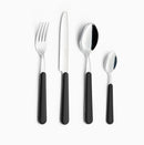 Servizio Set di Posate 24 pezzi in Acciaio Inox Eme Brio Nero 1