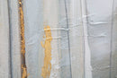Dipinto su Tela Oro Boat 100x2,8x80 cm in Legno e Tessuto