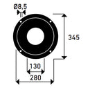 Doccia da Giardino Quadrupla 4 Temporizzatori e 2 Lavapiedi ATI Docce MUL-4P Inox Anodizzato
