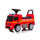 Camion dei Pompieri Cavalcabile 62,5x28,5x45 cm per Bambini Mercedes Rosso