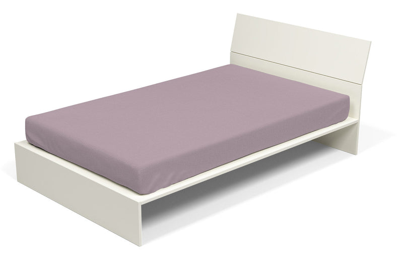 Lenzuolo Sotto con Angoli ed Elastico Tinta Unita in Cotone Rosa Antico Varie Misure