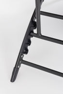 Set 2 Poltrone da Giardino 53x166,5x90 cm in Alluminio Taylor Antracite