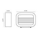 Camino a Bioetanolo da Pavimento 47x60 cm Karlsen Imola Rosso