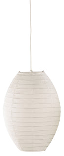 Lampada a Sospensione da Interno Attacco E27 in Carta Bianco