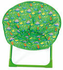 Set 2 Sedie da Giardino Pieghevoli per Bambini in Ferro Soriani Moonchair Dinosauri