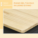 Carrello da Cucina Salvaspazio 89x40x84 cm con Cassetti Ripiani e Ruote in MDF e Legno Nero 